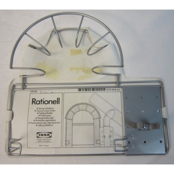 Ikea Rationell Wall Mounted Vacuum Hose Holder Gray Rack 678.659.83 - Picture 1 of 10
